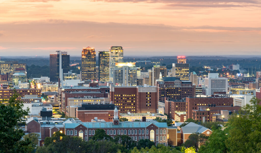 Birmingham, Alabama City Skyline